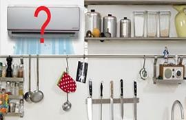 Cảnh báo: nguy hiểm vô cùng khi lắp máy lạnh ở nhà bếp