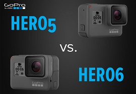 So sánh GoPro Hero 6 Black với Hero 5 Black