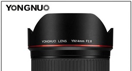 Yongnuo công bố ống kính lấy nét tự động 14mm f / 2.8