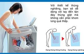 Tính ưu việt của loại máy giặt lồng nghiên
