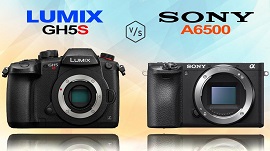 So sánh Panasonic GH5s và Sony A6500