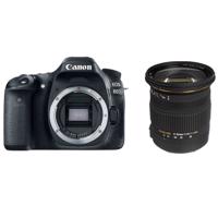 Máy Ảnh Canon EOS 80D Body (Nhập khẩu) + Sigma 17-50mm F2.8 EX DC OS HSM for Canon