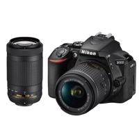 Combo Nikon D5600 Kit AF-P18-55 VR + AF-P70-300MM F/4.5-6.3G ED VR (hàng nhập khẩu)
