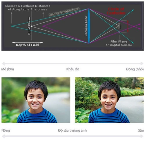 Điều chỉnh độ sâu trường ảnh cho ảnh chụp đẹp hơn 