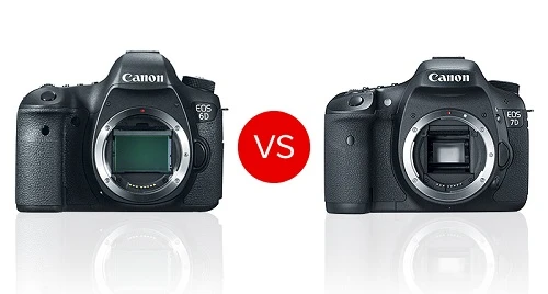 So sánh máy ảnh Canon 6D và Canon 7D Mark II