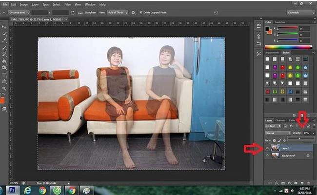 Độc đáo với những bức hình phân thân