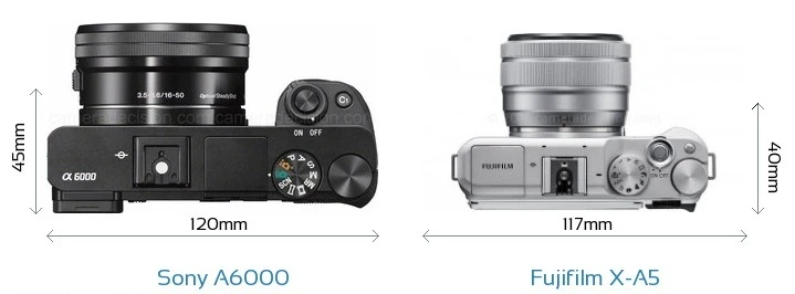  Fujifilm X-A5  có thách thức sự thống trị Sony A6000?