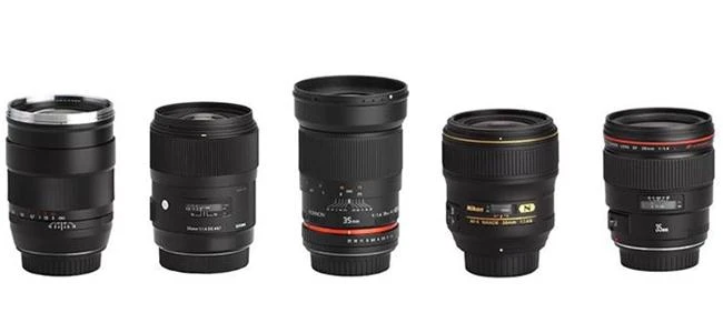 Những nhóm ống kính chân dung phổ biến