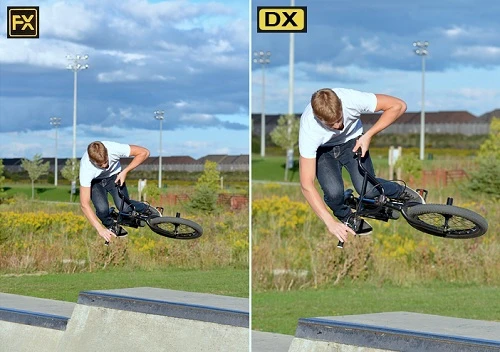 Sự khác nhau giữa định dạng DX và FX của Nikon