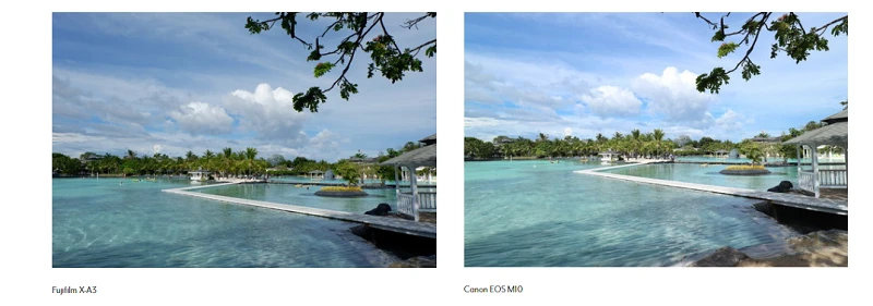 So sánh Fujifilm X-A3 với Canon EOS M10