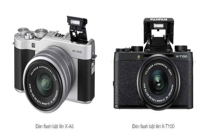 So sánh máy ảnh Fujifilm X-T100 và Fujifilm X-A5