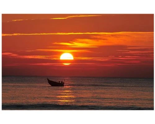 Biển qua ống kính máy ảnh