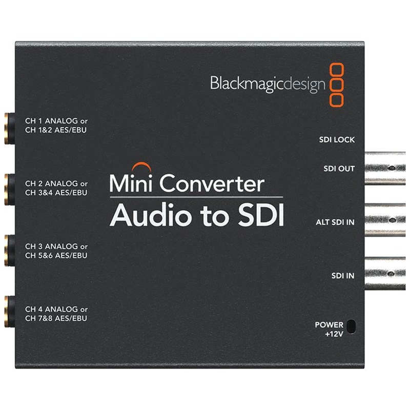 Blackmagic Mini - Audio To SDI 2 (CONVMCAUDS2)