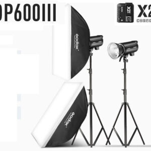 Bộ 2 đèn flash chụp ảnh Godox DP600III