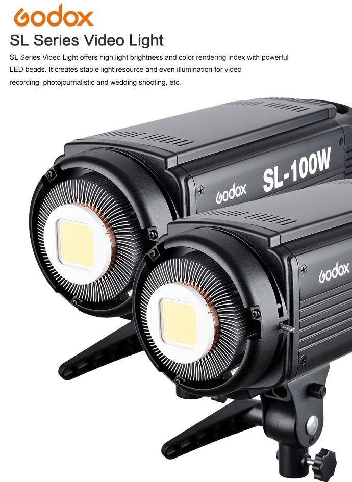 Bộ 2 đèn led Godox SL-100W