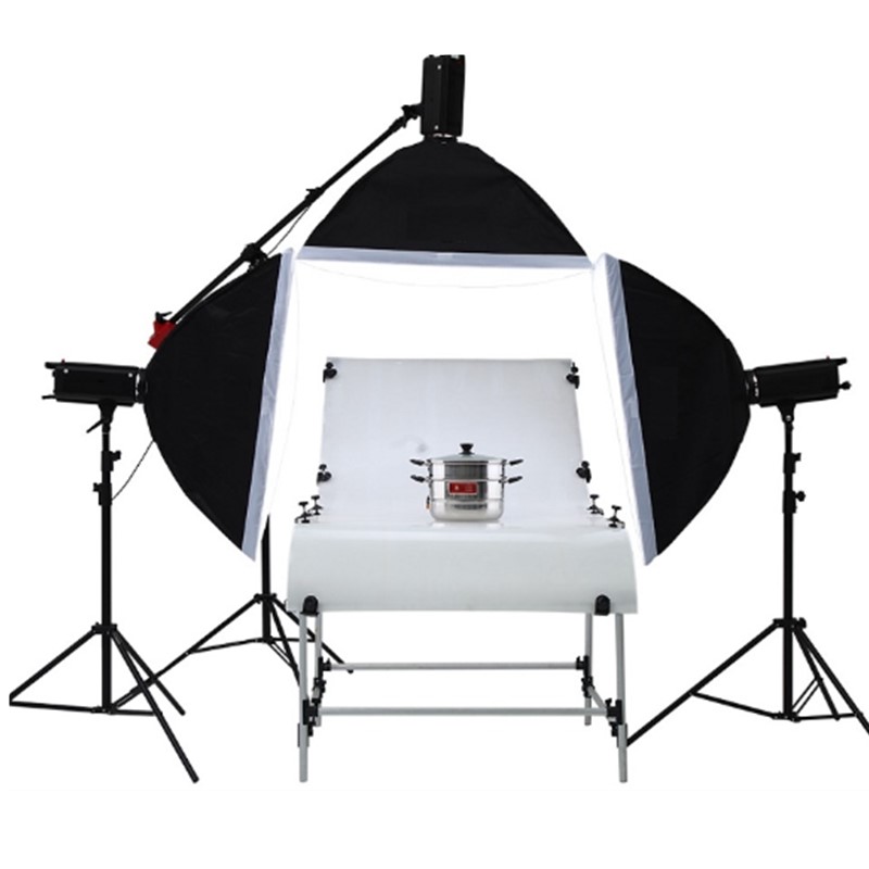 Bộ Đèn Kit Studio Hylow He 200W (3 đèn)