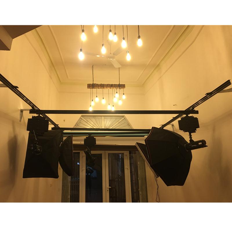 Bộ Kits Dàn Treo Đèn Flash Hylow HE 3600 (5 Đèn)