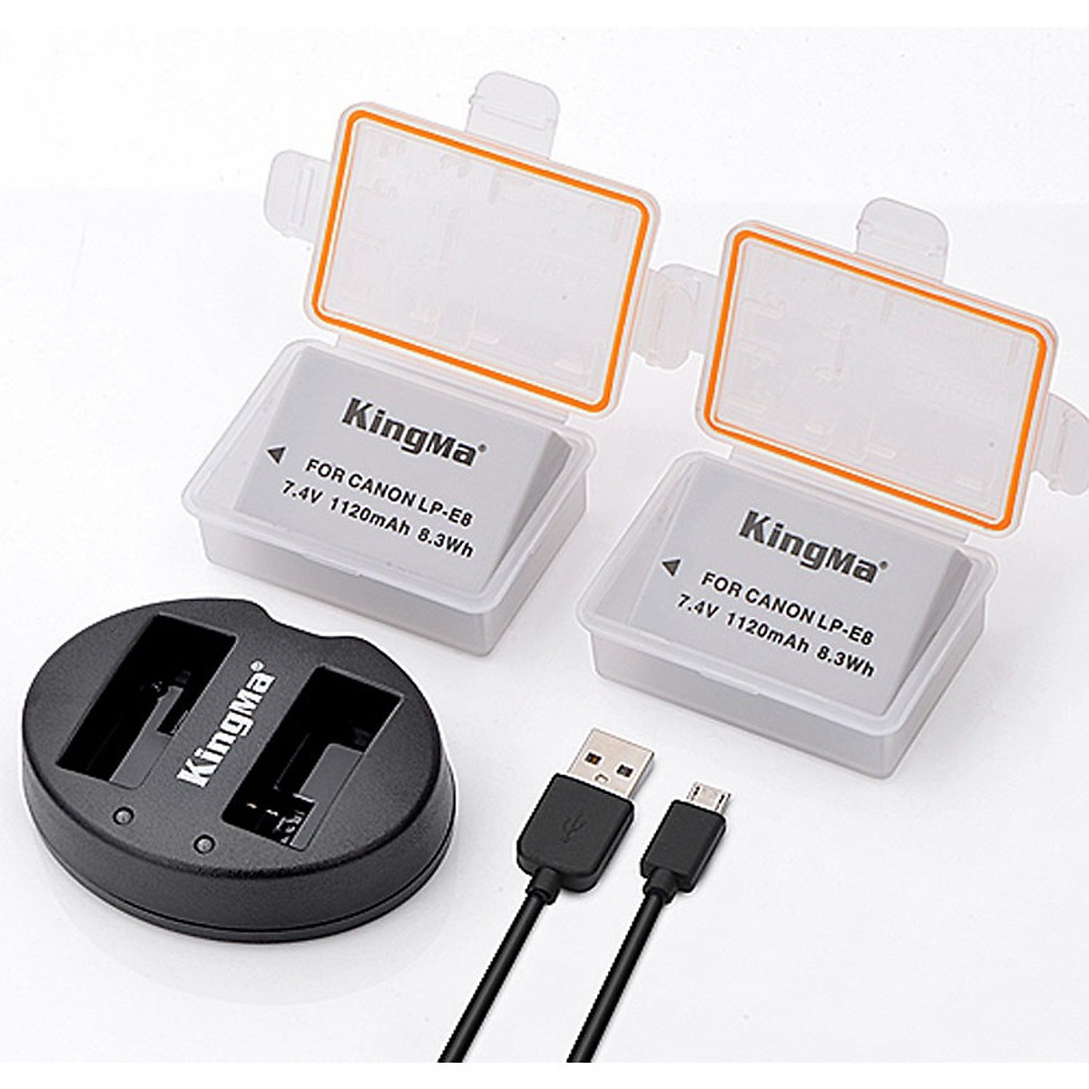 Bộ Pin Sạc Kingma LP-E8