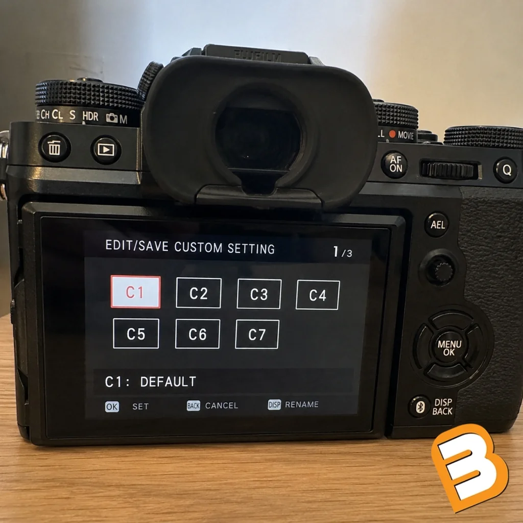 Hướng dẫn lưu cấu hình Film Recipe vào Custom Setting trên Fujifilm X-T6