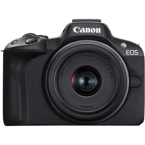 Máy Ảnh Canon EOS R50 (Black) + Lens RF-S 18-45mm - Chính Hãng