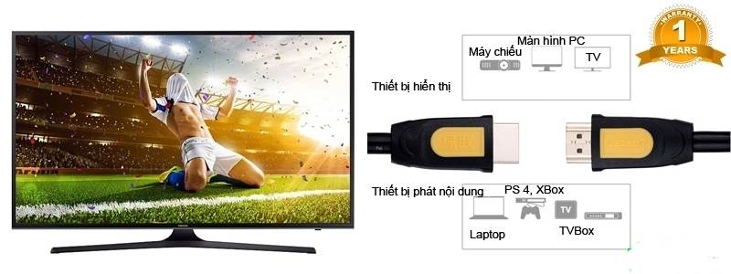 Cáp HDMI 1,5M hỗ trợ 3D full HD 4Kx2K chính hãng Ugreen 10128 cao cấp