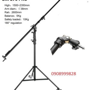 Chân Boom Light stand BM 270 PRO điều chỉnh đèn xoay 360 độ