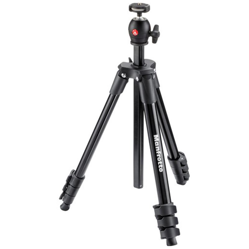 Chân Máy Manfrotto Compact Light - MKCOMPACTLT (Đen)