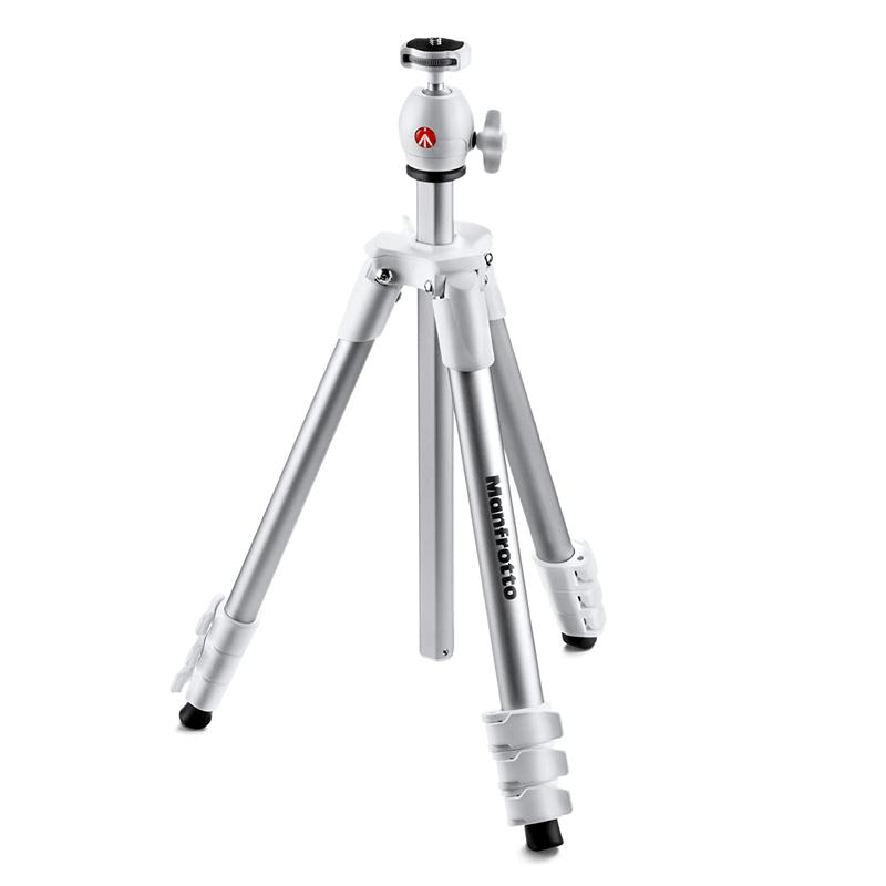Chân Máy Manfrotto Compact Light- MKCOMPACTLT/Trắng