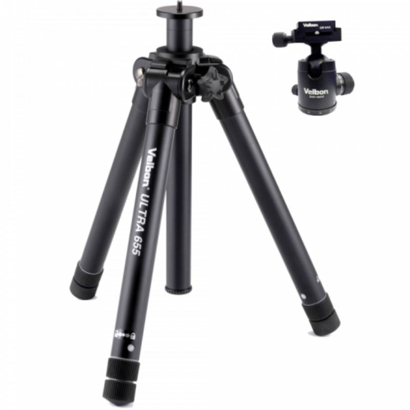 Chân Máy Velbon Ultra 655A + BallHead Velbon QHD-G6AS
