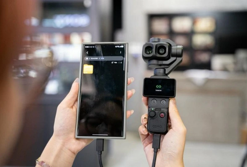 Camera kép trên DJI Pocket 4P giúp ghi lại mọi khoảnh khắc 