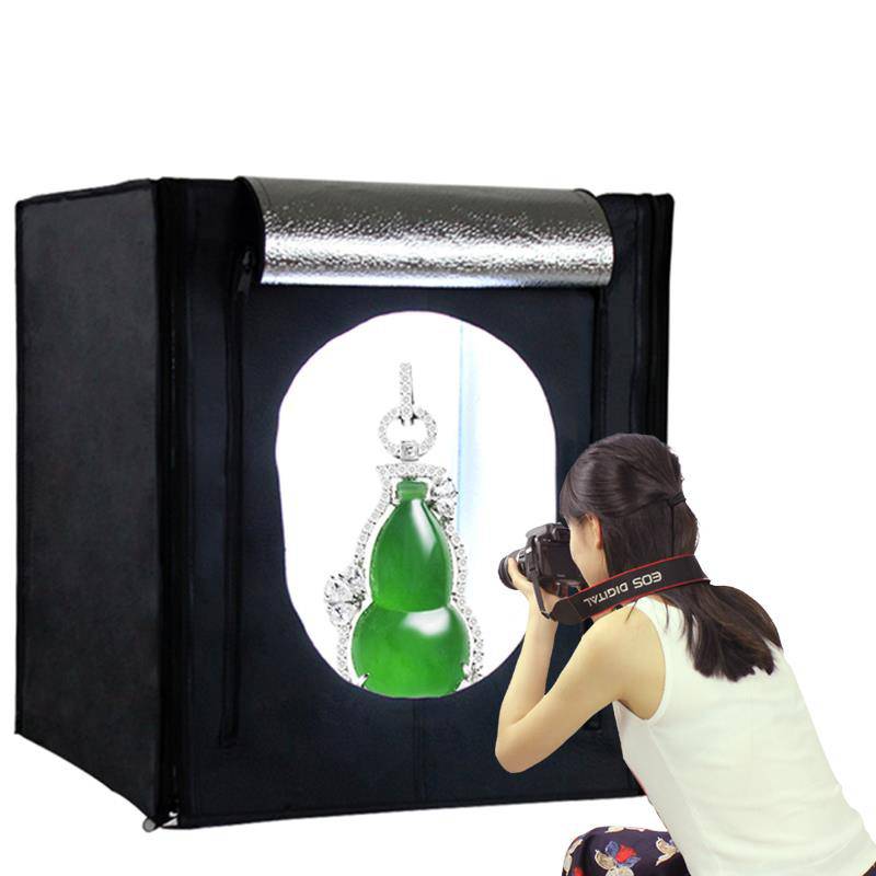 Hộp Chụp Sản Phẩm 80 x 80 cm Có Đèn LED