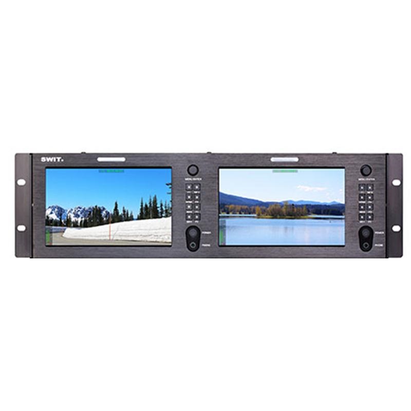Màn Hình Hỗ Trợ Quay Monitor Swit M-1073H Dual 7-inch FHD Rack LCD