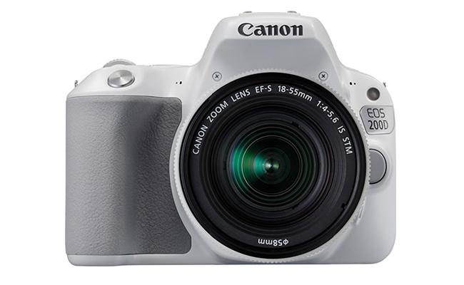 MÁY ẢNH CANON EOS 200D kit 18-55 IS STM (trắng) Hàng Nhập Khẩu