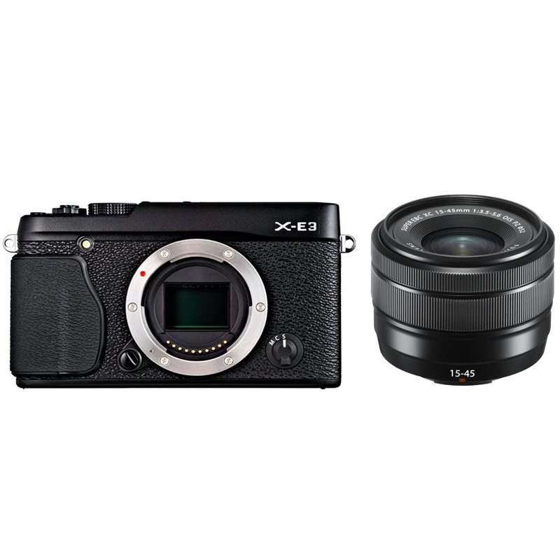 Máy Ảnh Fujifilm X-E3 kit XC15-45mm F3.5.5.6 OIS PZ - Đen