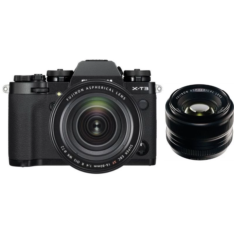 Máy Ảnh Fujifilm X-T3 Kit XF16-80mm + Kit XF 35mm F1.4 R