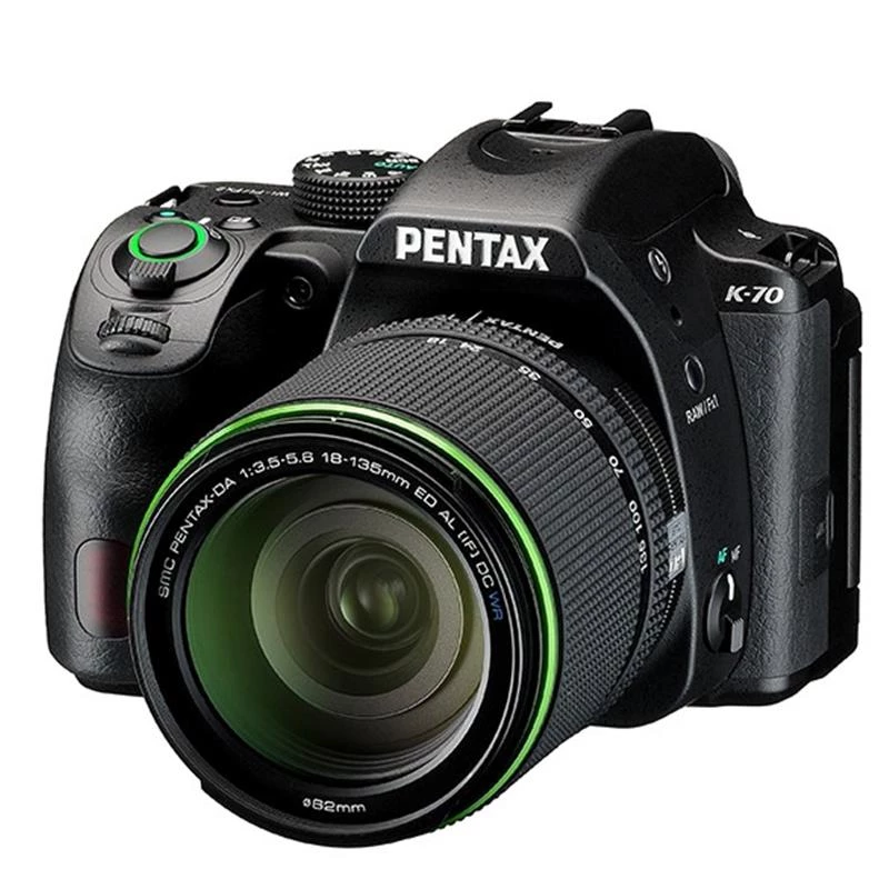 Máy Ảnh K-70 Kit DA 18-135mm F3.5-5.6 DC WR (Đen)
