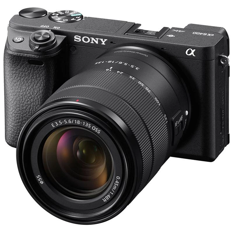 Máy Ảnh Sony Alpha A6400 kit E 18-135mm F3.5-5.6 OSS/ ILCE-6400M/ Đen - Chính Hãng