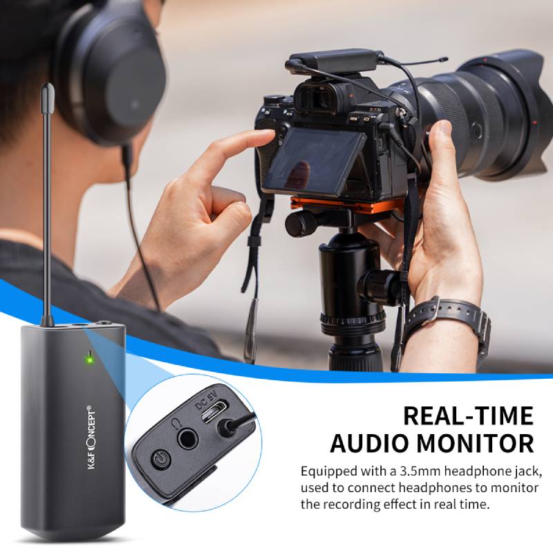 Microphone Không Dây K&F WM10