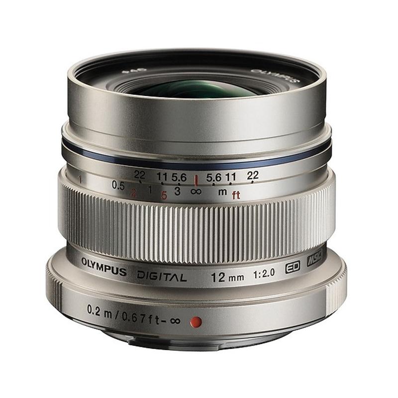 Ống Kính Olympus M.Zuiko Digital ED 12mm F2 (Bạc)