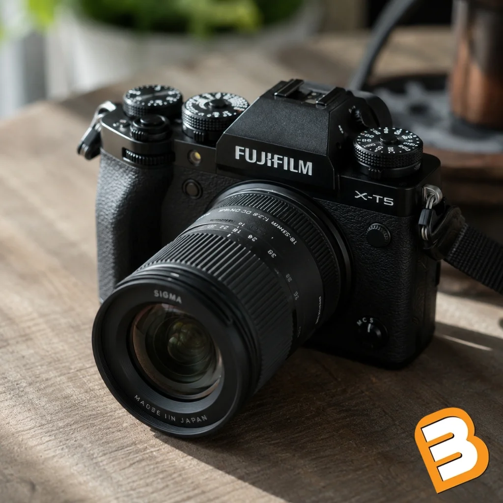 Đánh giá kích thước nhỏ gọn của ống kính Sigma 18-50mm f/2.8 ngàm X gắn trên Fujifilm X-T6