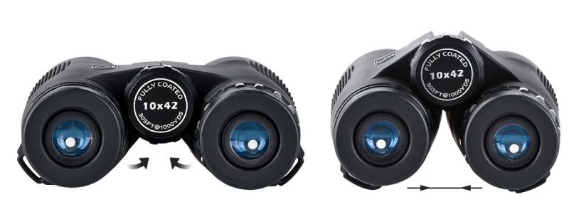 Ống Nhòm K&F 10 x 42 HD BAK4 