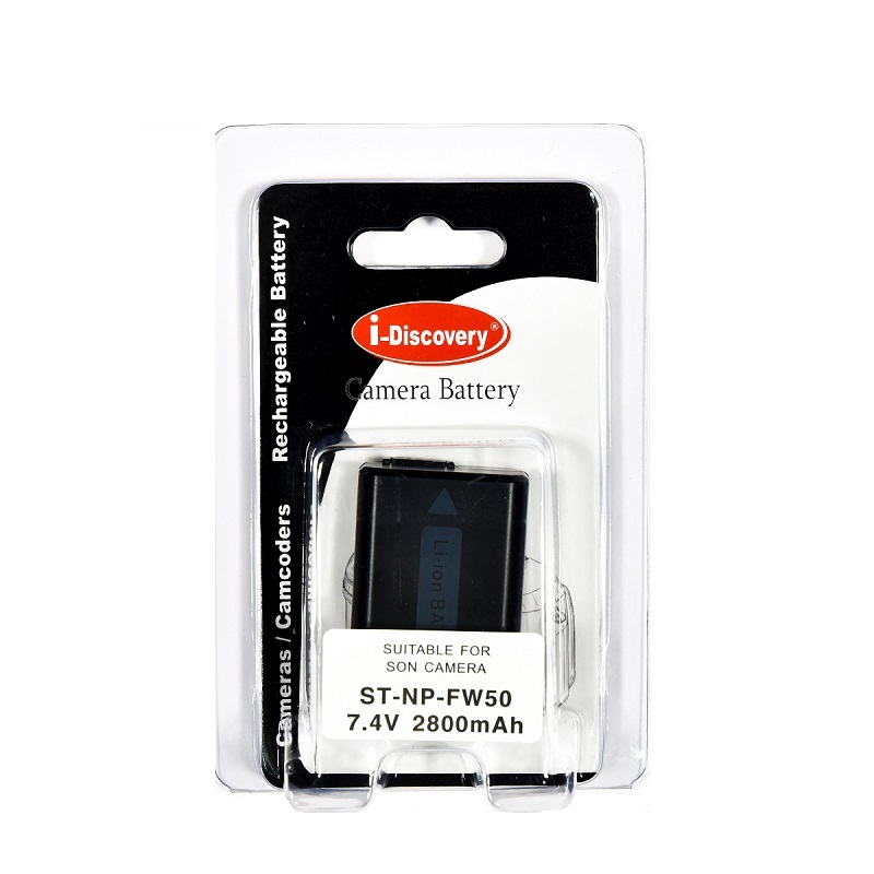 Pin i-Discovery NP-FW50 Cho Sony NEX 3, NEX 5, NEX 6, NEX 7, A6000, A5000, A6300, A6500, A7