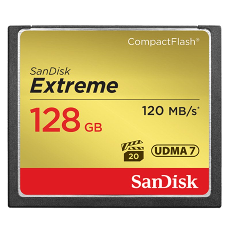 Thẻ nhớ CF Sandisk Extreme 128GB 120Mb/s (800x)