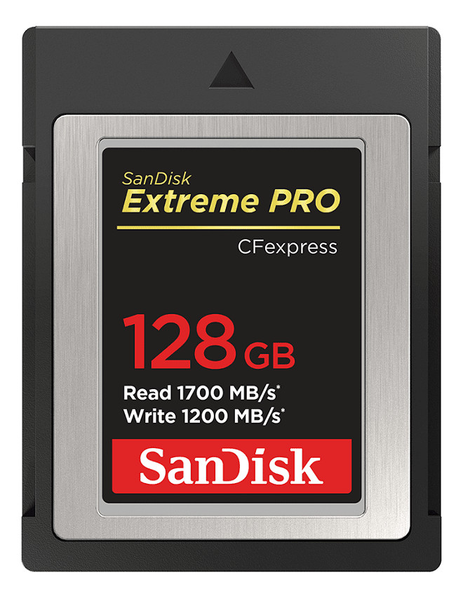Thẻ nhớ CFexpress 128GB 1700MB SanDisk Extreme PRO Type B (Hàng Chính Hãng)