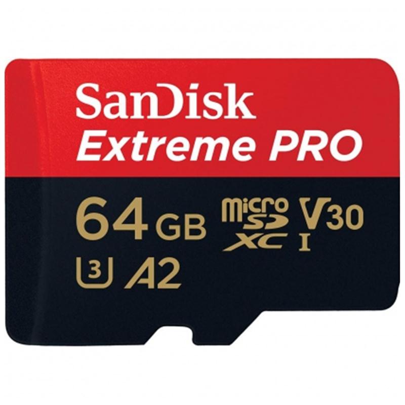 Thẻ Nhớ MicroSDXC Sandisk Extreme Pro 64GB 170MB/s (90MB/s)