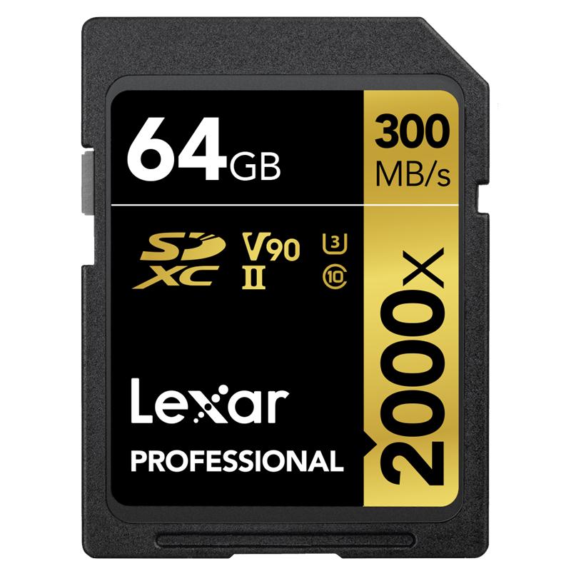 Thẻ Nhớ SDXC Lexar 64GB 300MB/260MB/s (2000x)