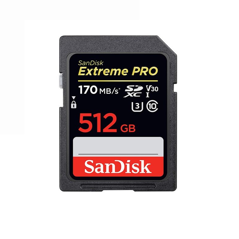 Thẻ Nhớ SDXC Sandisk Extreme Pro 512GB 170MB/S (90MB/S)