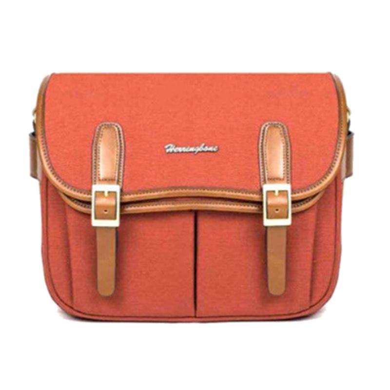 Túi Máy Ảnh Herringbone Maniere Large Burgundy