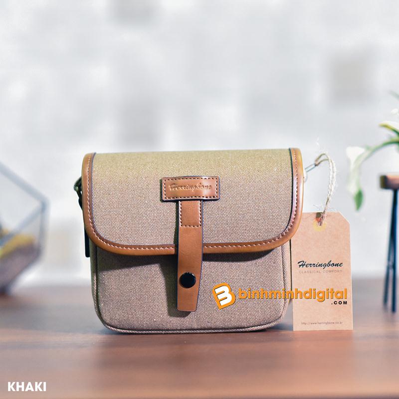 Túi Máy Ảnh Herringbone Muppen Micro Khaki
