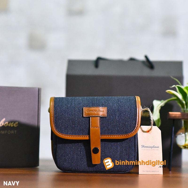 Túi Máy Ảnh Herringbone Muppen Micro Navy